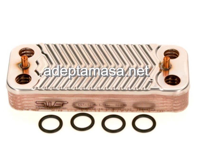 Теплообменник  в котел U002/U004/U102/U104 арт.0007101160