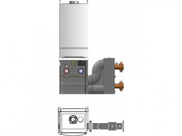 TL3 / Каскадный блок для 3 котлов Logamax plus GB162 V2 с гидравлической стрелкой арт.7736700490