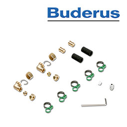 Комплект подключения Buderus для плоской крыши / фасада для коллектора SKN 4.0 арт.8718531043